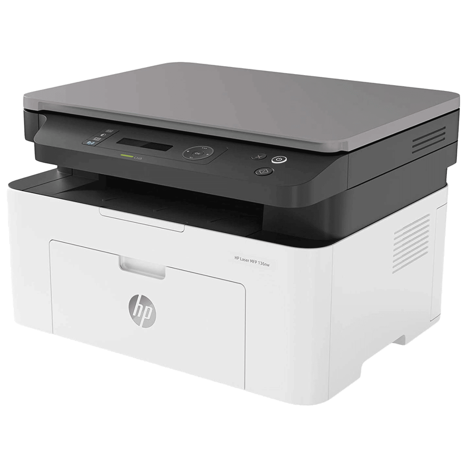 HP Laser 136nw Wireless Black & White Multi-Function Laserjet Printer (Mobile Printing Capability, 4ZB87A, White) HP Laser 136nw Wireless Black & White Multi-Function Laserjet Printer (Mobile Printing Capability, 4ZB87A, White)_3