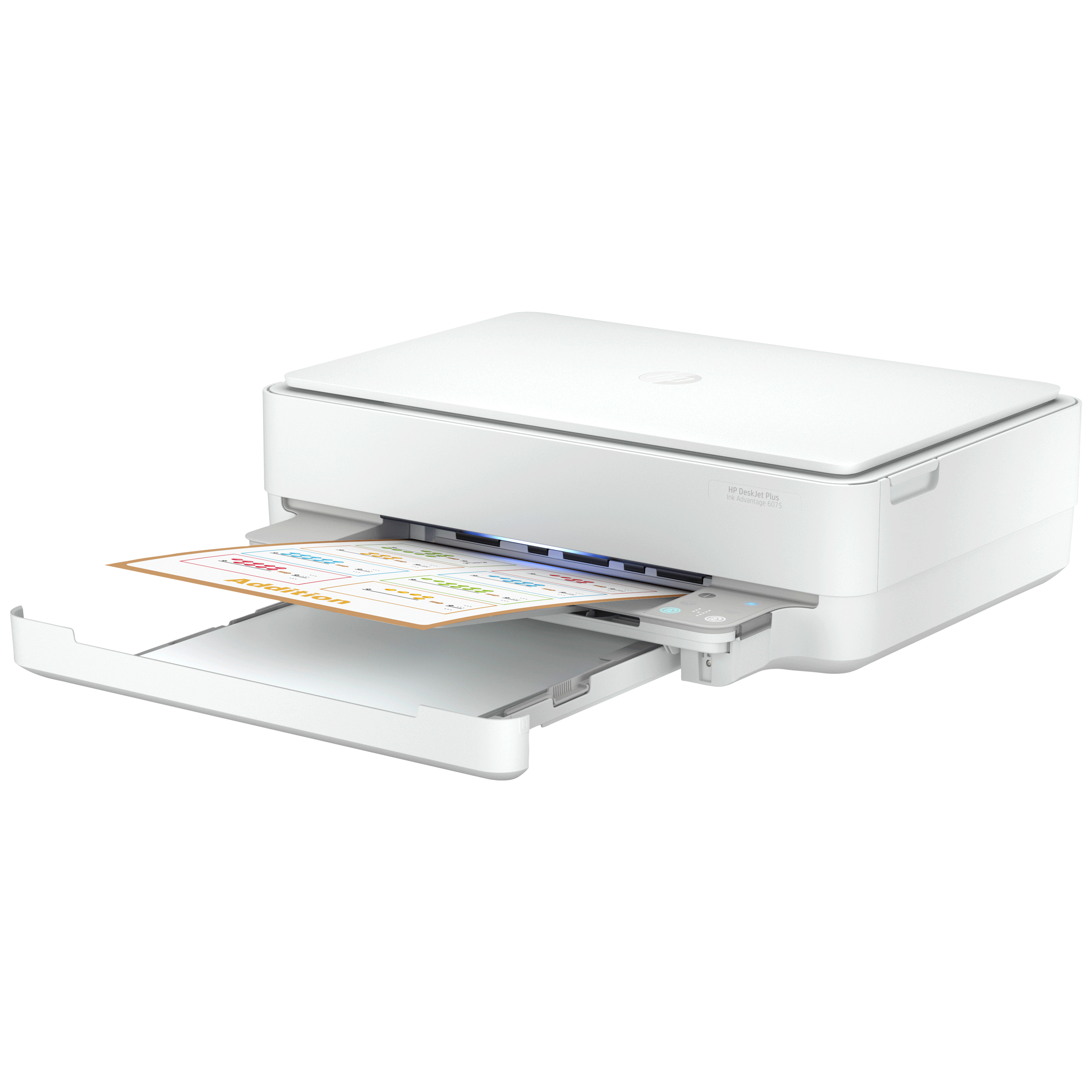 HP DeskJet Plus Ink Efficient 6075 Wireless Color All-in-One Inkjet Printer (Automatic Duplex Printing, 5SE26B, White) HP DeskJet Plus Ink Efficient 6075 Wireless Color All-in-One Inkjet Printer (Automatic Duplex Printing, 5SE26B, White)_3