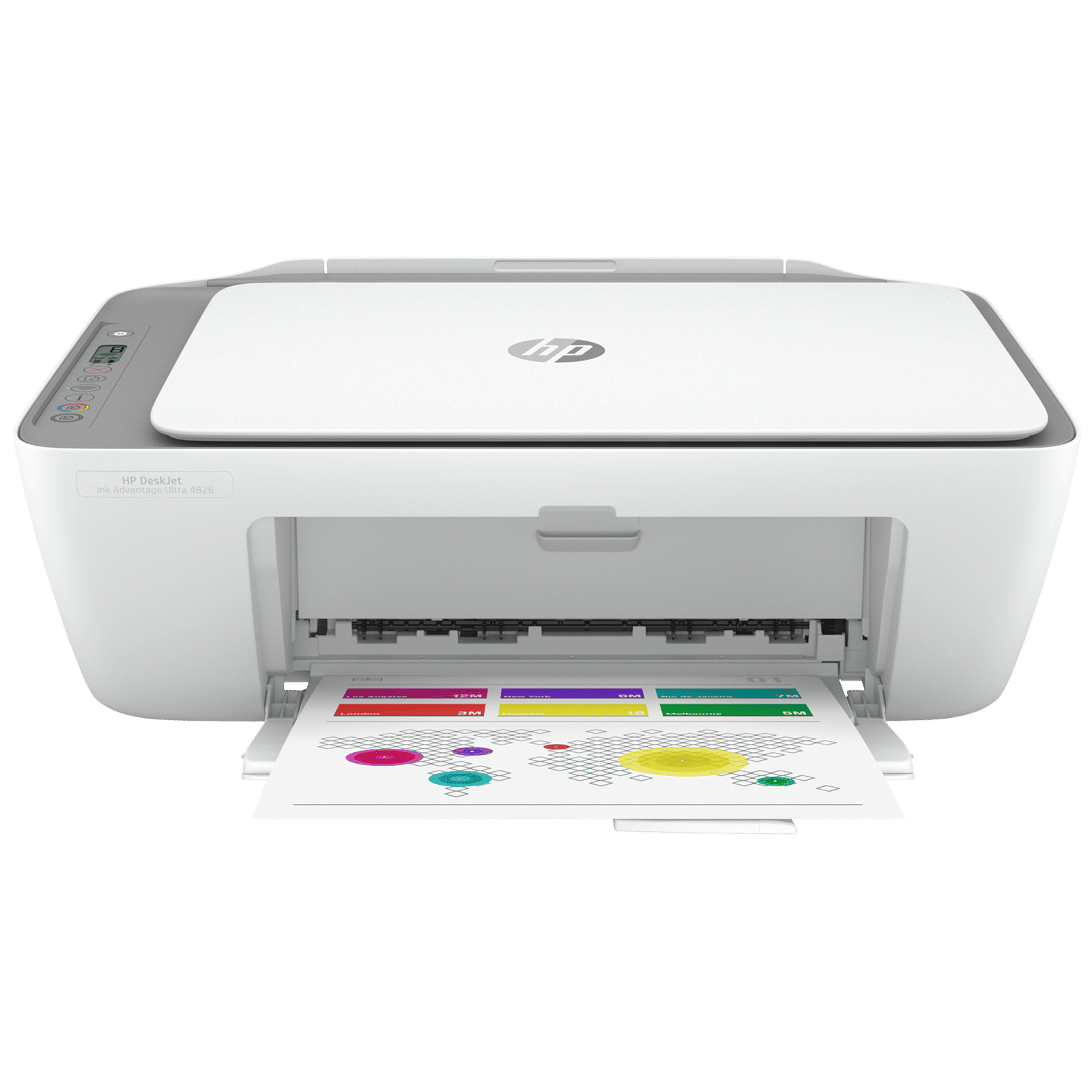 HP Deskjet Ink Advantage Ultra 4826 Wireless Color All-in-One Inkjet Printer (Icon LCD Display, 25R69A, White) HP Deskjet Ink Advantage Ultra 4826 Wireless Color All-in-One Inkjet Printer (Icon LCD Display, 25R69A, White)_1