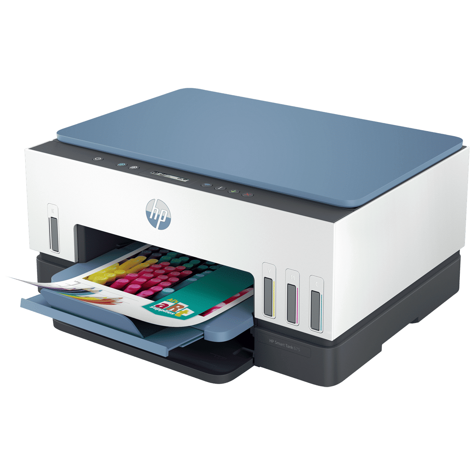 HP Smart Tank 675 All in One Wi-Fi Inkjet Printer with Automatic Ink Sensor (Auto Duplex Printing, )_6