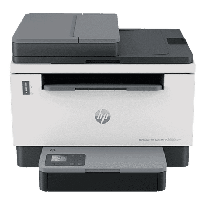 HP Laser Tank MFP 2606sdw Multi Function Wi-Fi Monochrome Laserjet Printer with Duplex Printing Automatic (Hi-Speed USB, Black & White)