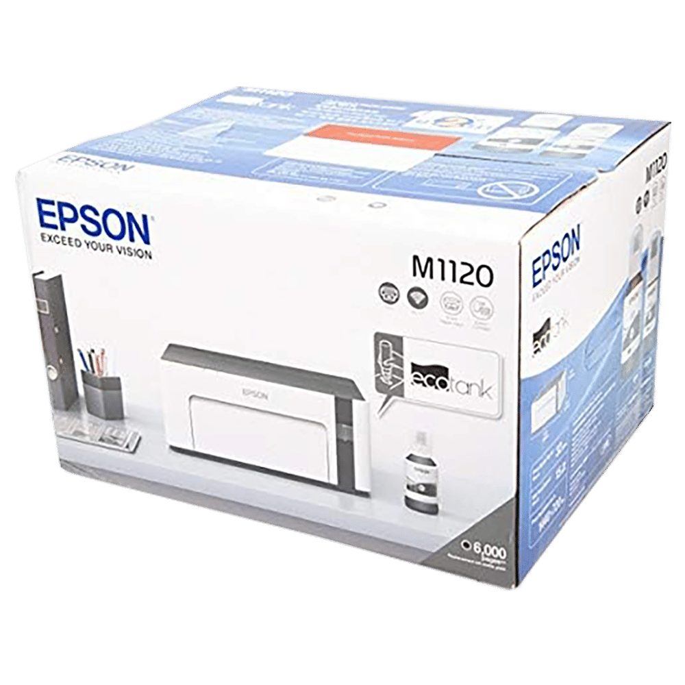 EPSON EcoTank M1120 Single Function Wi-Fi Monochrome Ink Tank Printer with Heat-Free Technology (Spill-Free & Error-Free Refilling, Black & White)_5