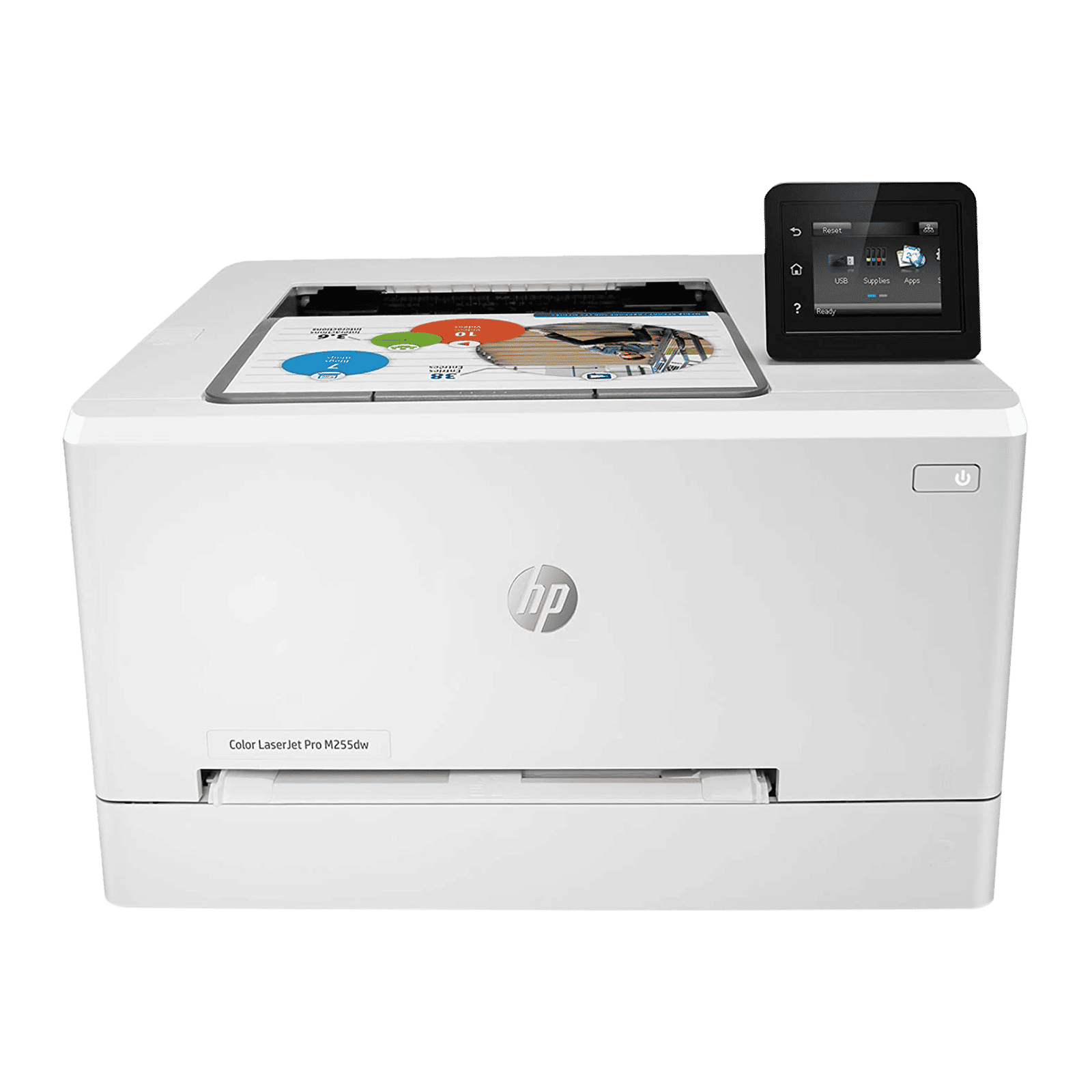 HP LaserJet Pro M255DW Single Function Wi-Fi Laser Printer with Automatic Two-Sided Printing (Works with Alexa, White) HP LaserJet Pro M255DW Single Function Wi-Fi Laser Printer with Automatic Two-Sided Printing (Works with Alexa, White)_1