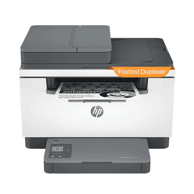 HP LaserJet MFP M233SDW Multi Function Wi-Fi
                      Monochrome Laser Printer with Smart Guided Buttons
                      (Fastest Two-Sided Printing, White)