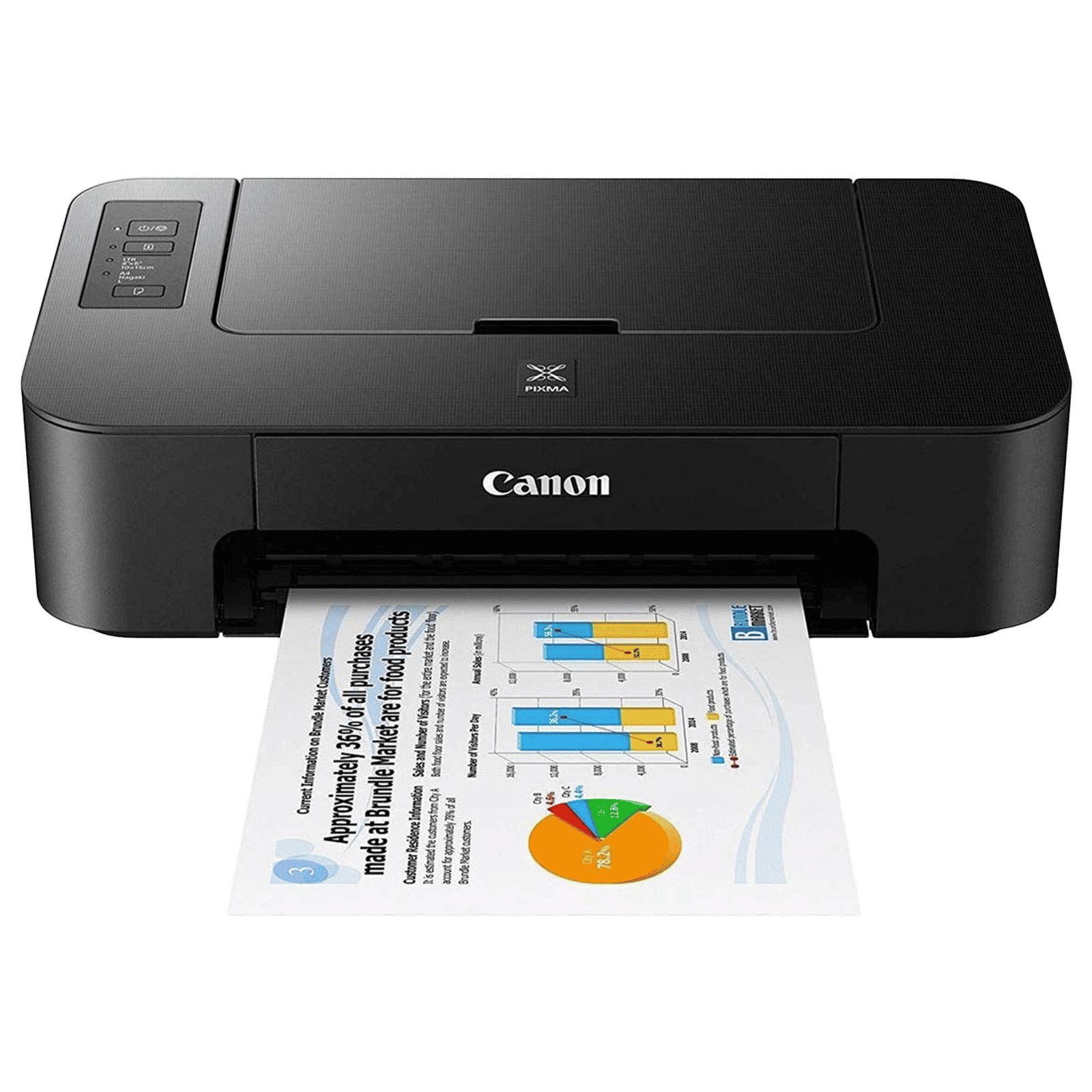 Canon Pixma TS207 Single Function Inkjet Printer with Low-Cost Cartridges (Dot Count Ink End Sensor, Black) Canon Pixma TS207 Single Function Inkjet Printer with Low-Cost Cartridges (Dot Count Ink End Sensor, Black)_2