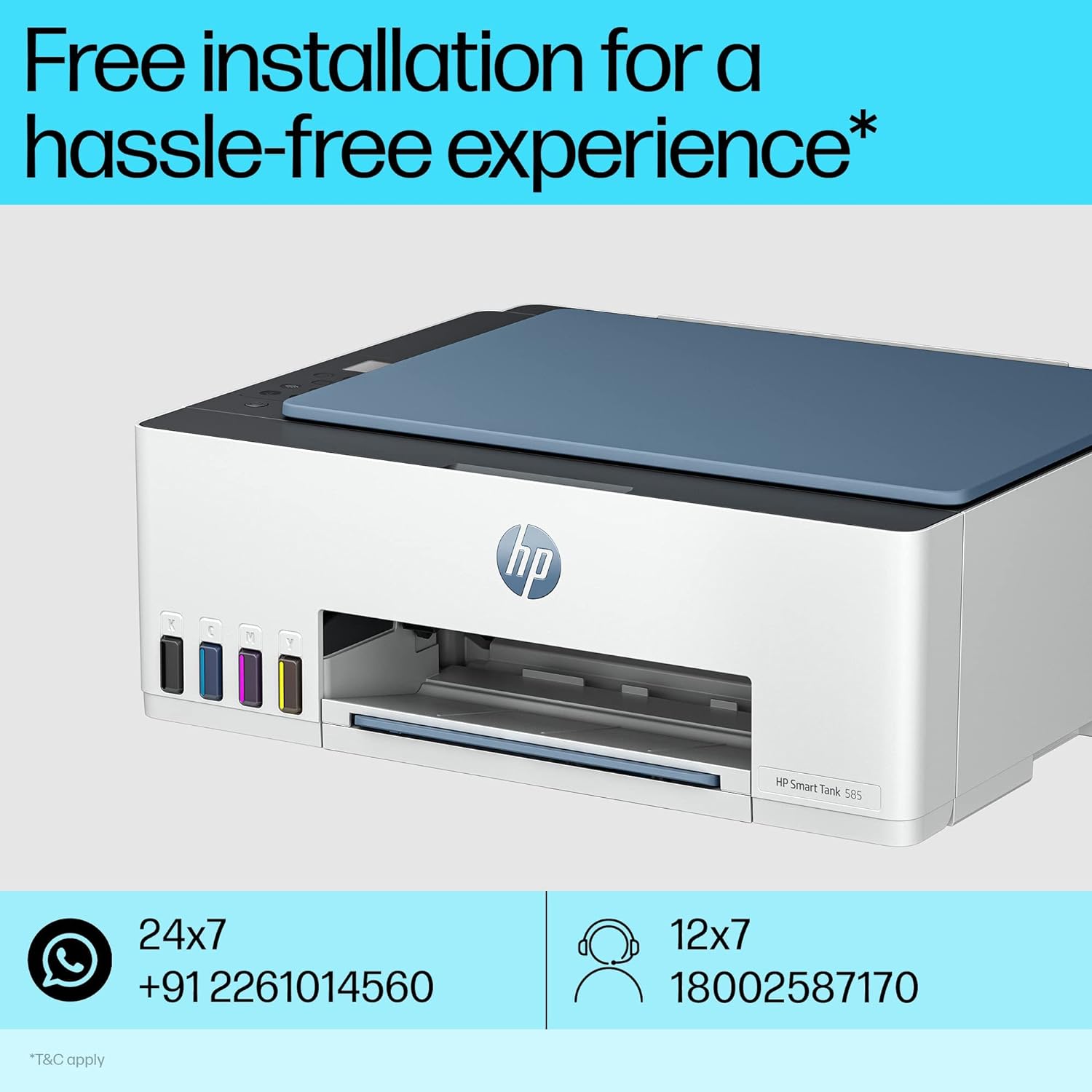 HP Smart Tank 585 All in One Wi-Fi Inkjet Printer with Auto On-Off Technology (Low-on-Ink Sensors, White) HP Smart Tank 585 All in One Wi-Fi Inkjet Printer with Auto On-Off Technology (Low-on-Ink Sensors, White)_14
