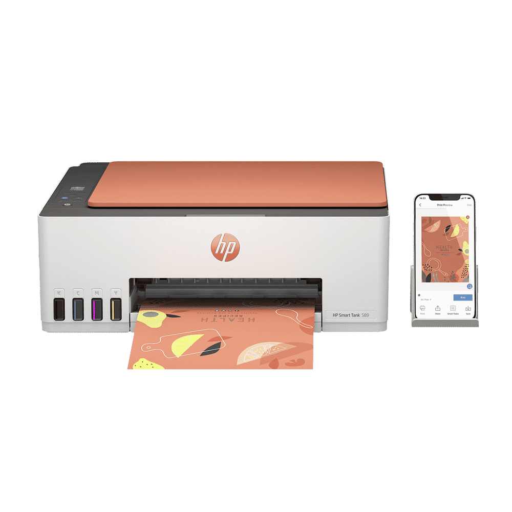 Hb Ink59 Printer Buy HP Smart Tank 589 Wireless Color All-in-One Inkjet Printer (Manual ...