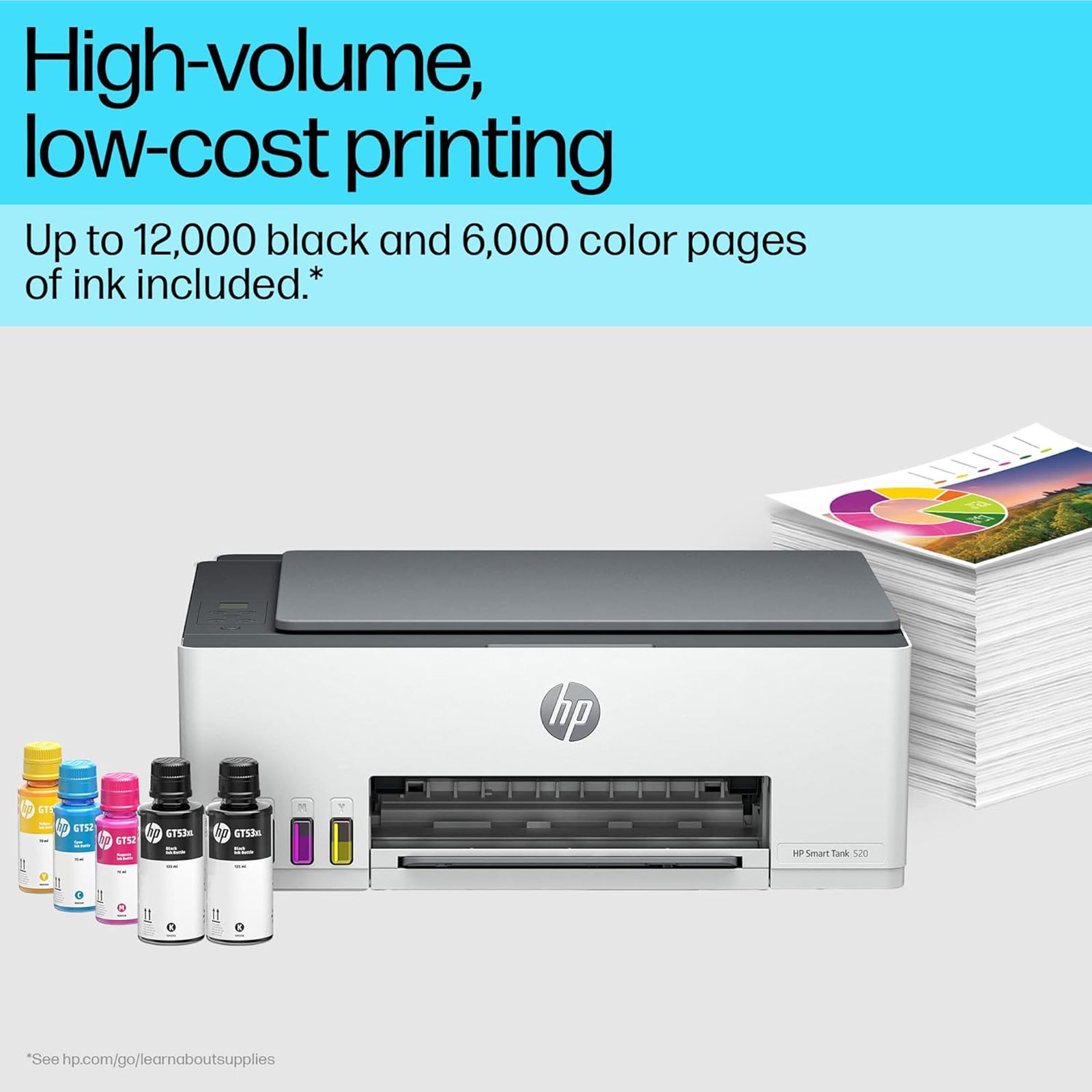 HP Smart Tank 520 All in One Inkjet Printer with Smart Guided Control Panel (Low-on-Ink Sensors, Light Basalt) HP Smart Tank 520 All in One Inkjet Printer with Smart Guided Control Panel (Low-on-Ink Sensors, Light Basalt)_14