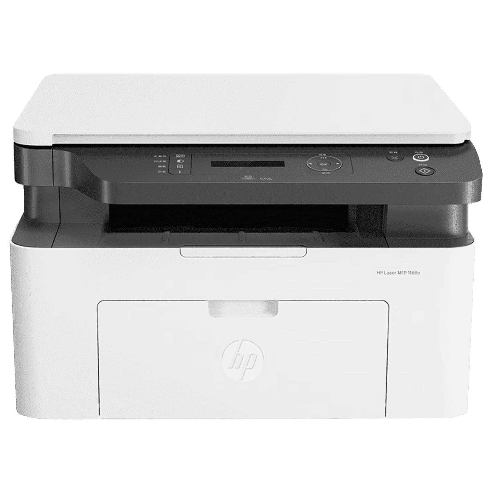HP Laser MFP 1188A Multi Function Monochrome Laser Printer with 2-Line LCD Display (CIS Sensor, White) HP Laser MFP 1188A Multi Function Monochrome Laser Printer with 2-Line LCD Display (CIS Sensor, White)_1