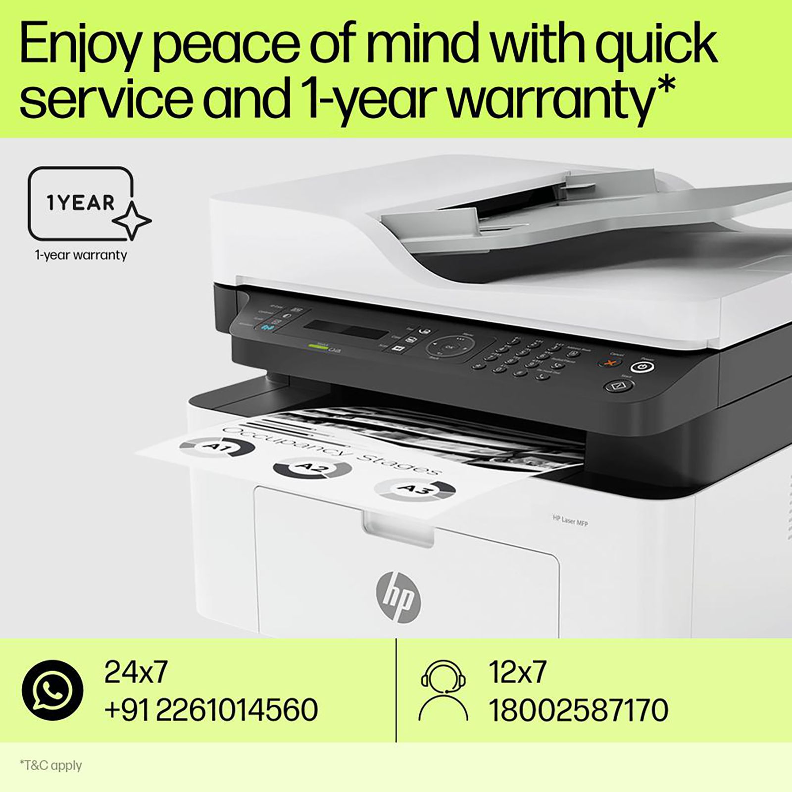 HP Laser MFP 1188FNW Multi Function Wi-Fi Monochrome Laser Printer with 2-Line LCD Display (4 LED Indicator Lights, White)_9