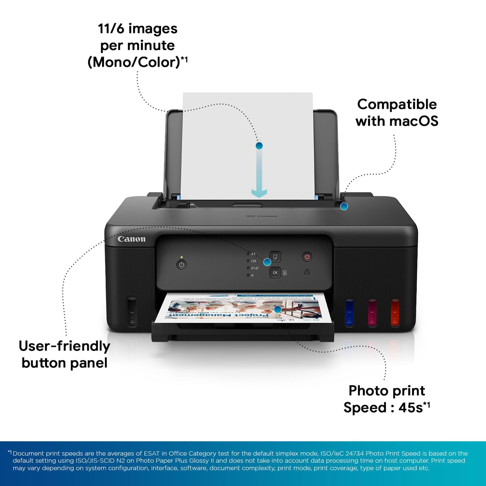 Canon Pixma G1730 Single Function Ink Tank Printer with Small Ink Bottles (Dot Count Ink End Sensor, Black) Canon Pixma G1730 Single Function Ink Tank Printer with Small Ink Bottles (Dot Count Ink End Sensor, Black)_7
