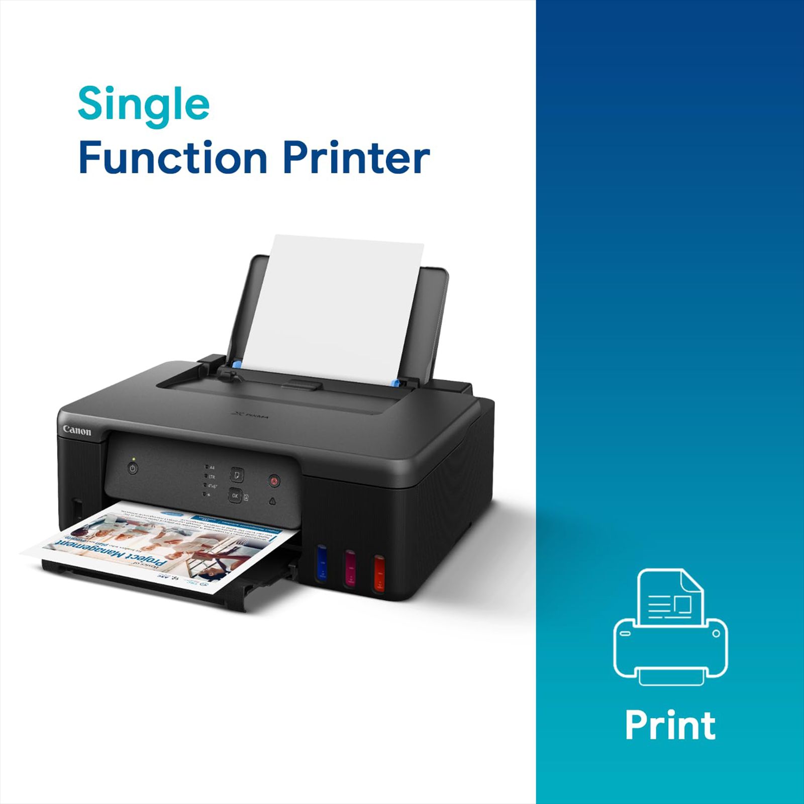 Canon Pixma G1737 Single Function Ink Tank Printer with 4 Ink Bottles Included (Low Cost Printing, Black)_7