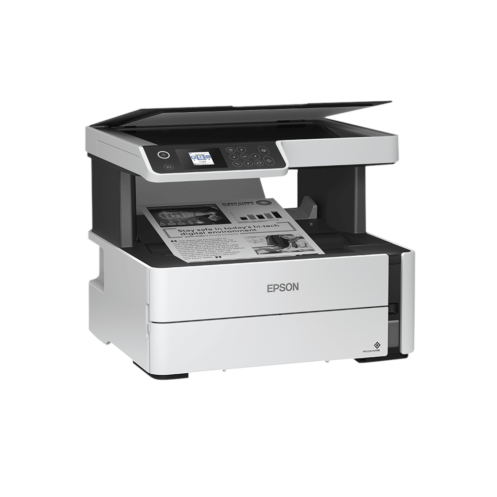 EPSON EcoTank M2140 All in One Monochrome Ink Tank Printer with Cutting-edge Printhead Technology (Auto Duplex Printing, White) EPSON EcoTank M2140 All in One Monochrome Ink Tank Printer with Cutting-edge Printhead Technology (Auto Duplex Printing, White)_2