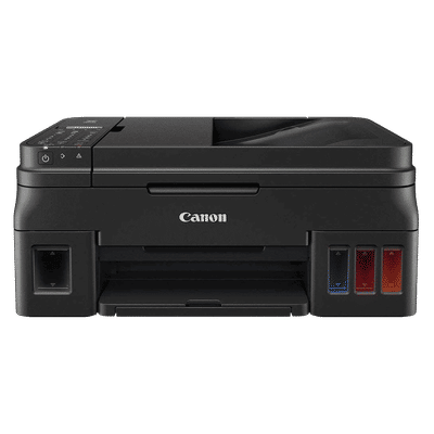 Canon PIXMA G4010 All in One Wi-Fi Ink Tank Printer with Fax for High Volume Printing (Contact Image Sensor, Black)