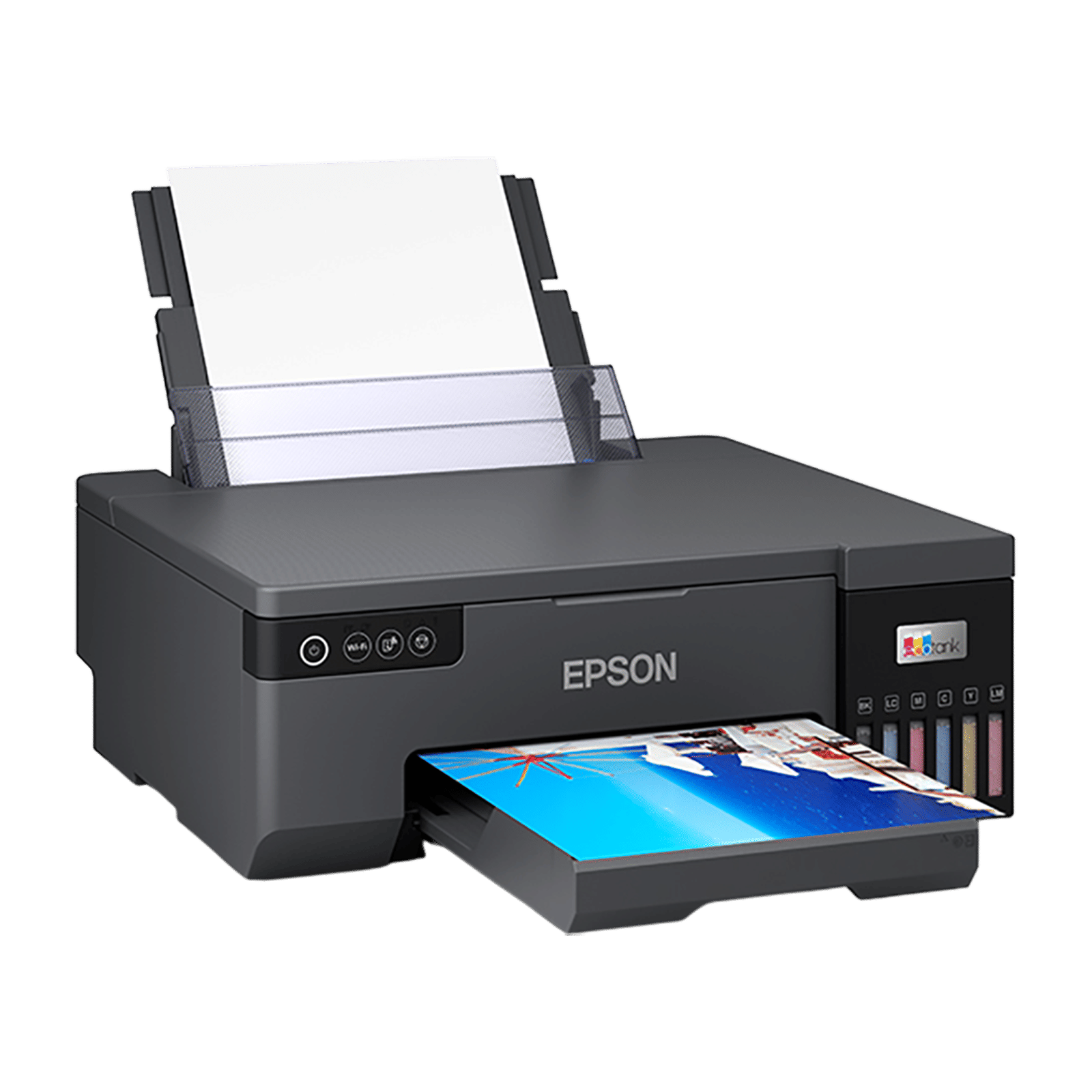 EPSON EcoTank L8050 Single Function Wi-Fi Ink Tank Printer with Heat-Free Technology (High-yield Ink Bottles, Black)_2