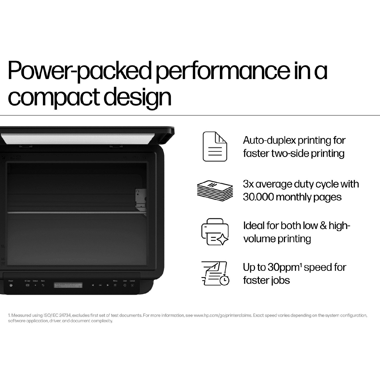 HP 323dnw Multi Function Wi-Fi Monochrome Laser Printer with Auto Duplex (LCD Display, Black) HP 323dnw Multi Function Wi-Fi Monochrome Laser Printer with Auto Duplex (LCD Display, Black)_9