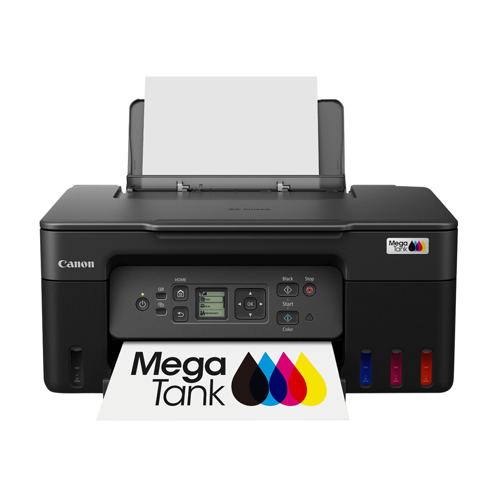 Canon PIXMA All in One Wi-Fi Ink Tank Printer with Monochrome LCD Display (Dot Count Ink End Sensor, Black)_2