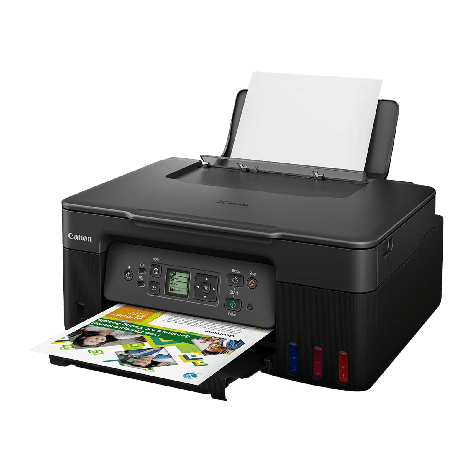 Canon PIXMA All in One Wi-Fi Ink Tank Printer with Monochrome LCD Display (Dot Count Ink End Sensor, Black)_4