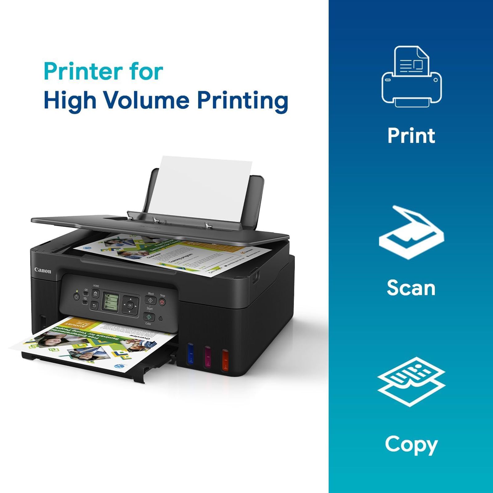 Canon PIXMA All in One Wi-Fi Ink Tank Printer with Monochrome LCD Display (Dot Count Ink End Sensor, Black)_5