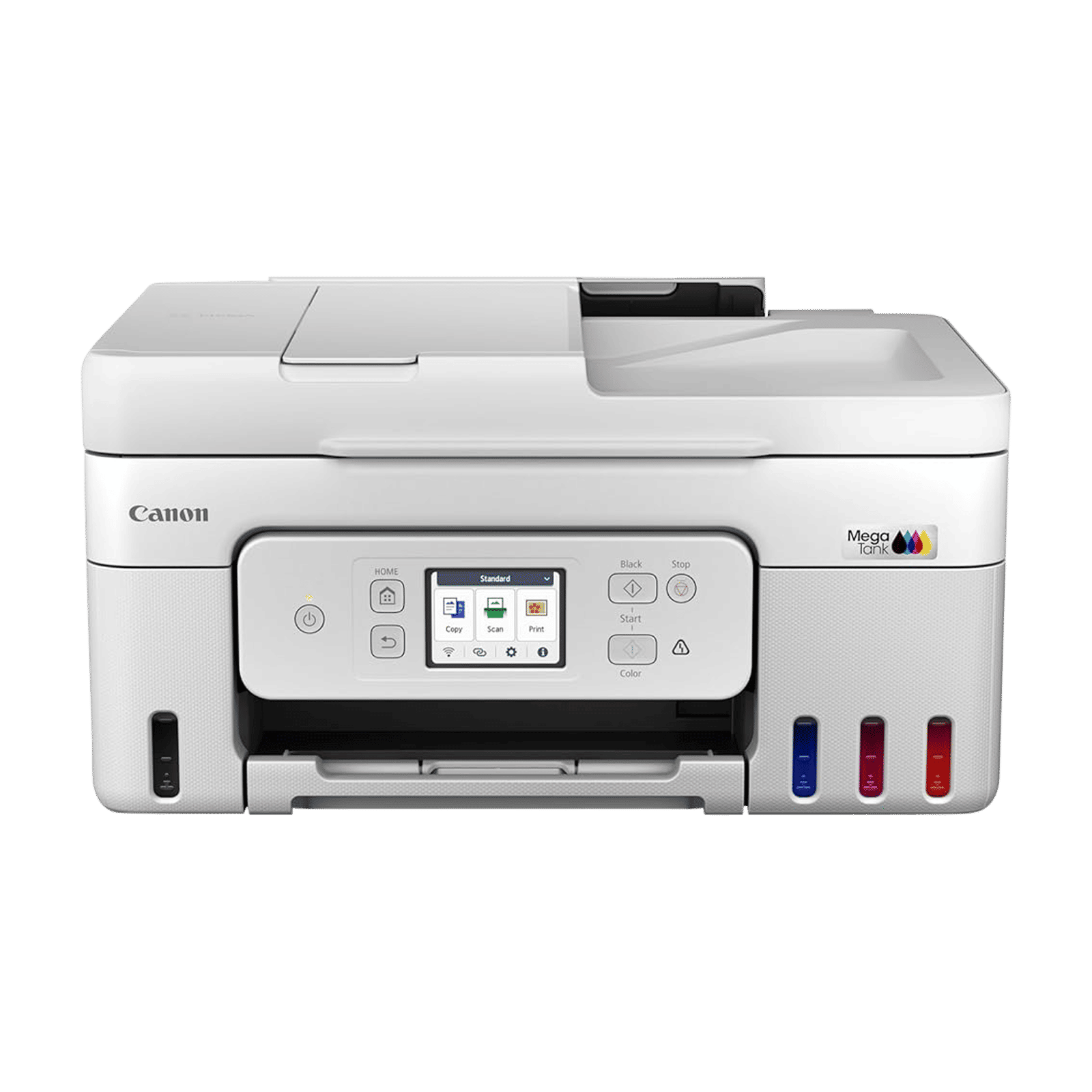 Canon PIXMA All in One Wi-Fi Ink Tank Printer with Auto Document Feeder (Touchscreen LCD Panel, White)_2