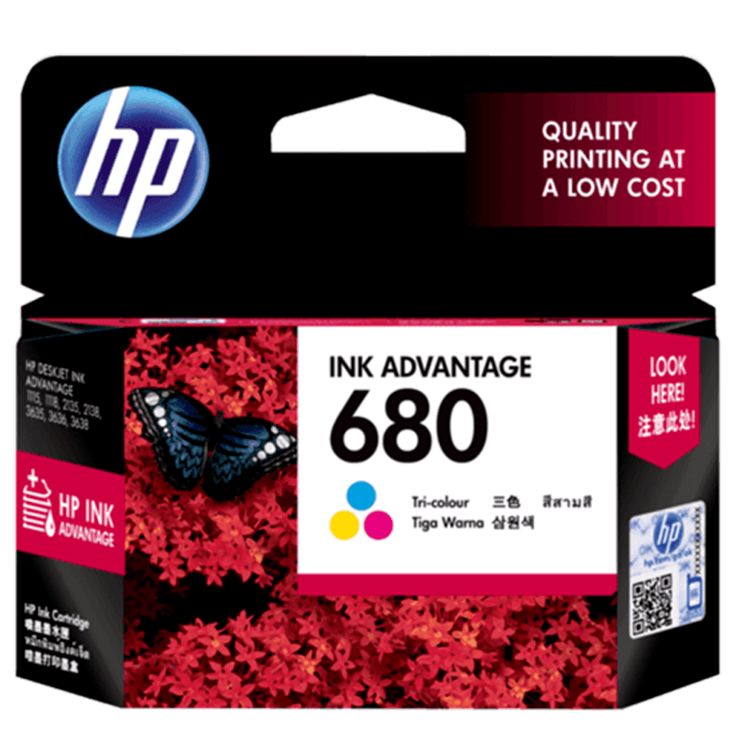 HP 680 Original Ink Advantage Cartridge (F6V26AA, Tri-color) HP 680 Original Ink Advantage Cartridge (F6V26AA, Tri-color)_1