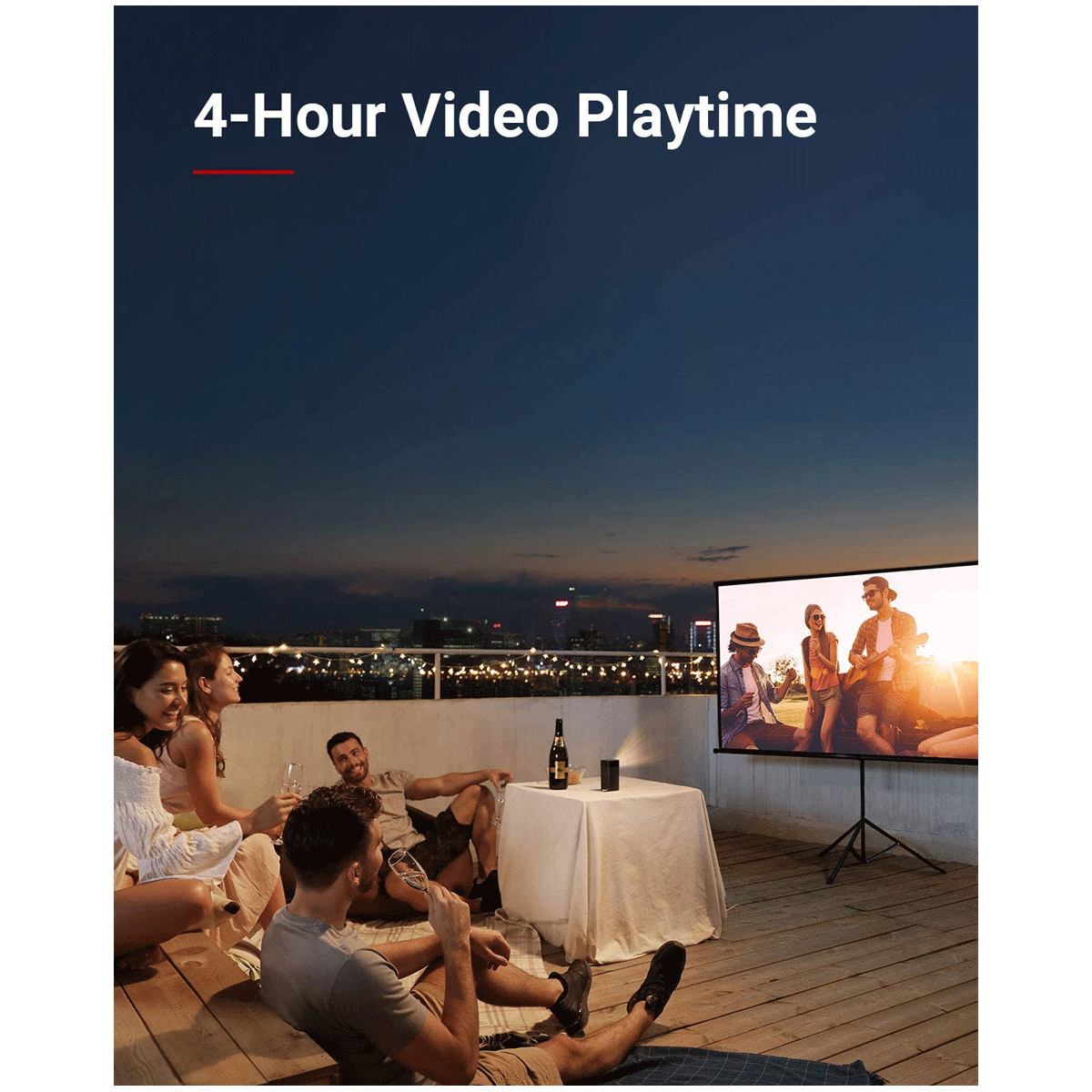 ANKER Nebula Apollo HD DLP Projector With Remote (480 Lumens, Wi-Fi, Black) ANKER Nebula Apollo HD DLP Projector With Remote (480 Lumens, Wi-Fi, Black)_9