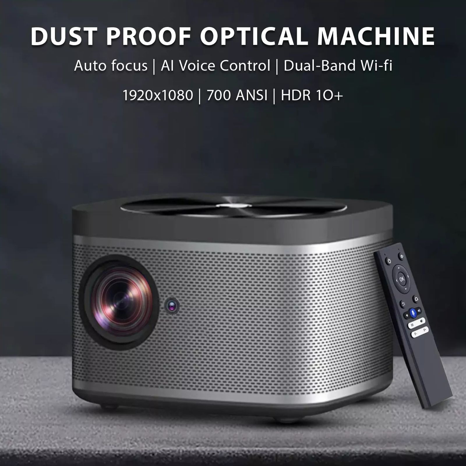 XElectron iProjector 1 Full HD LED Projector (7500 Lumens, Bluetooth, USB, HDMI, Built-in Chromecast, Grey) XElectron iProjector 1 Full HD LED Projector (7500 Lumens, Bluetooth, USB, HDMI, Built-in Chromecast, Grey)_5