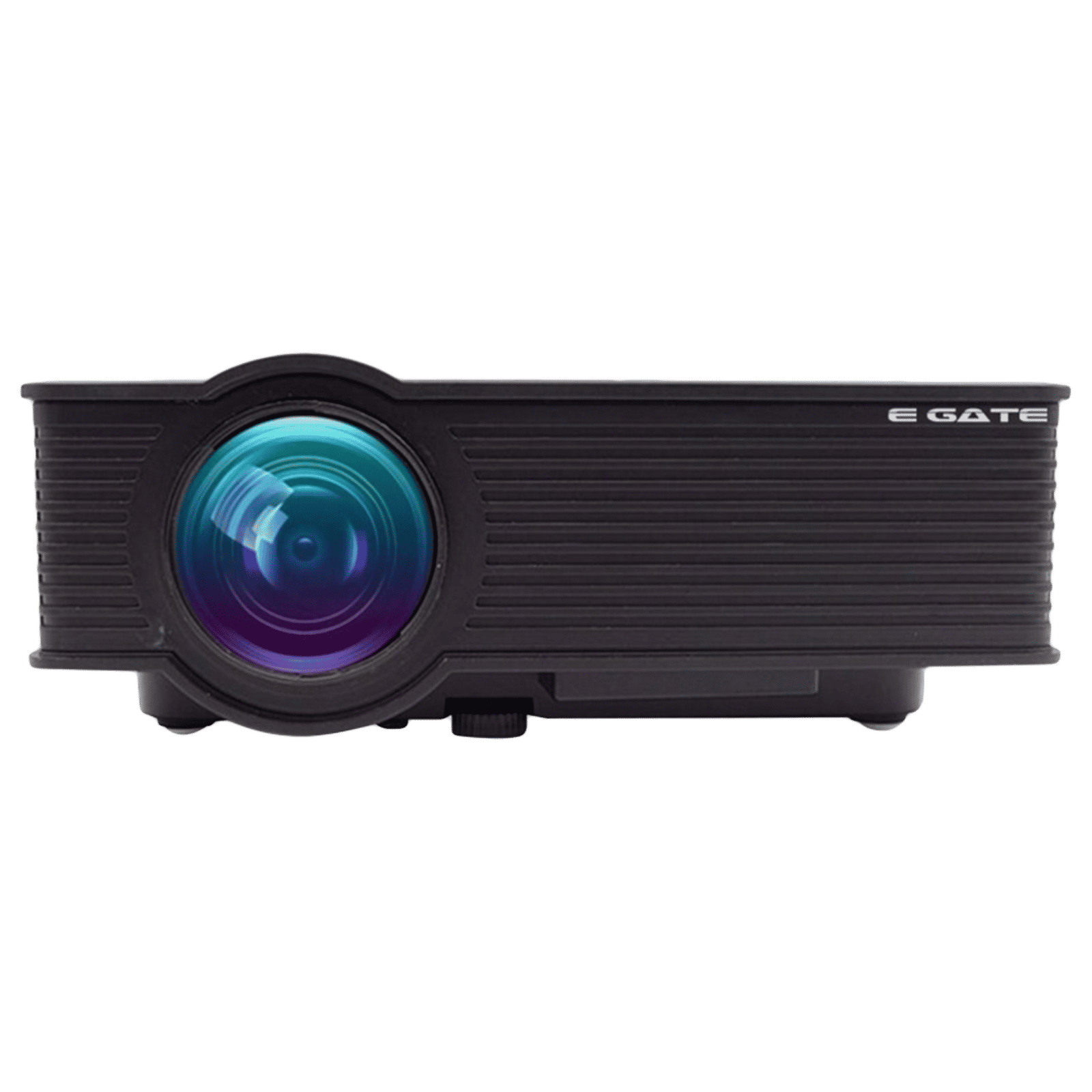 Egate I9 Pro HD LED/LCD Projector (2400 Lumens, USB + HDMI + AV + VGA Ports + SD Card, Stereo Speakers, Black)_1