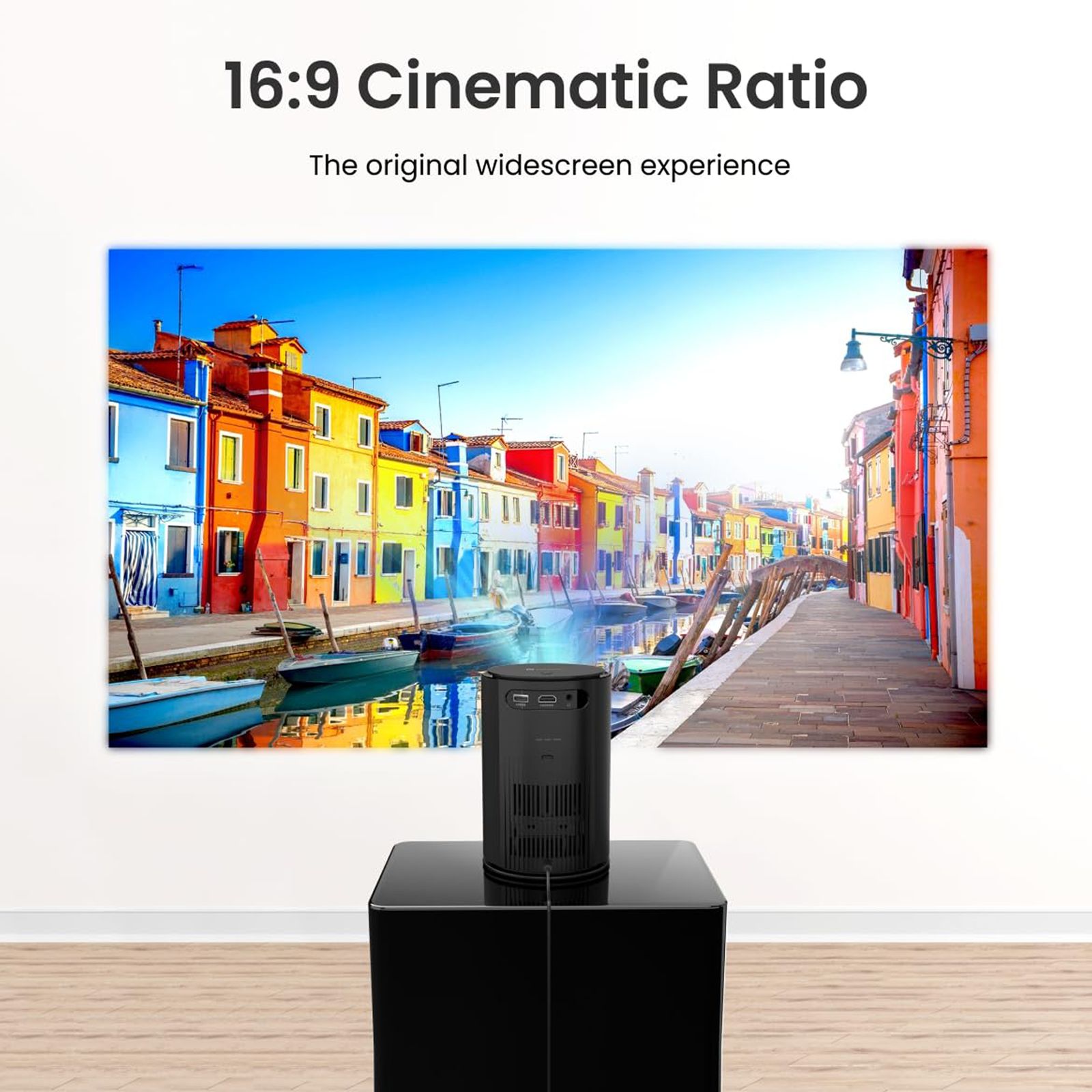 Portronics Beem 410 HD LED Projector With Remote (3600 Lumens, USB, Black) Portronics Beem 410 HD LED Projector With Remote (3600 Lumens, USB, Black)_8