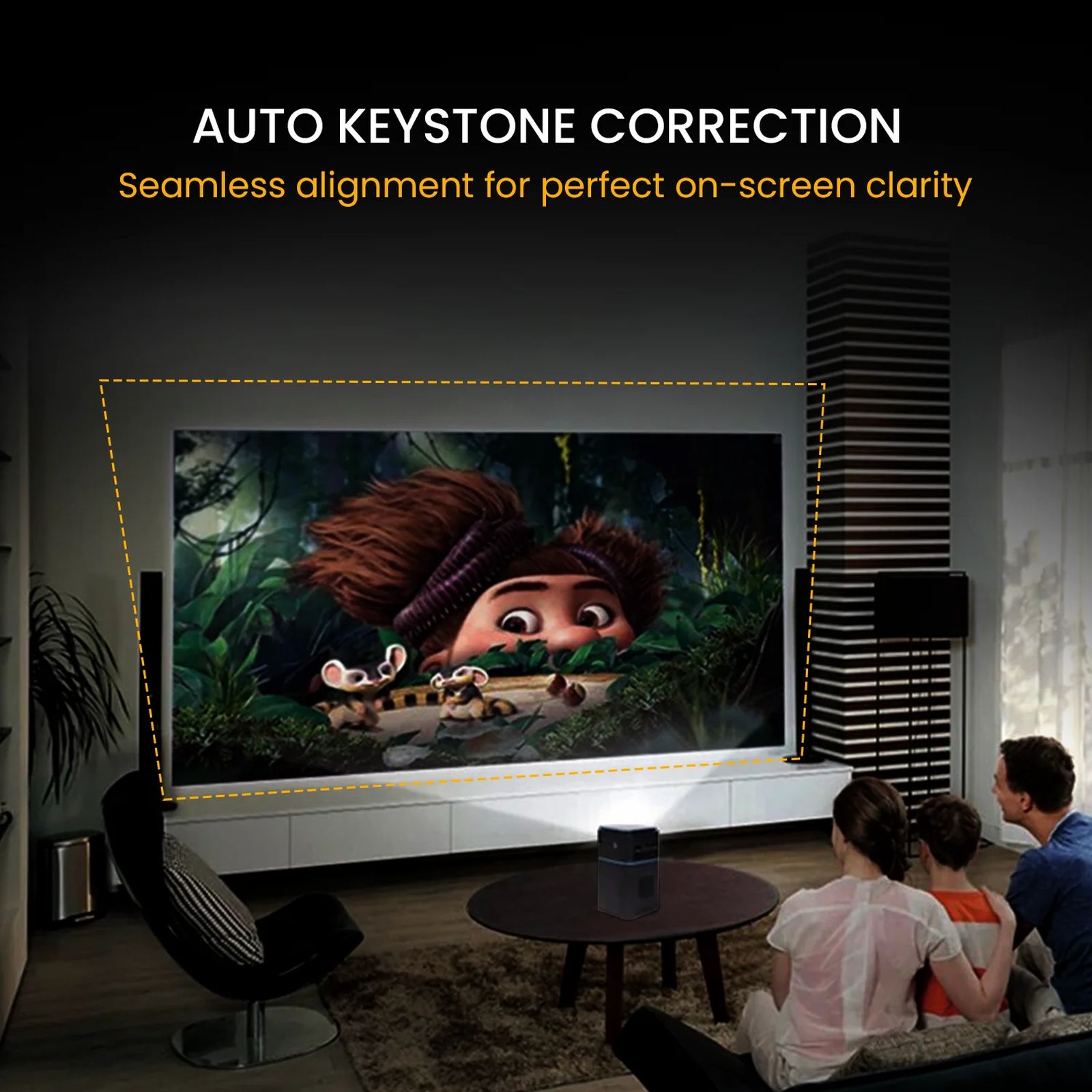 PORTRONICS Pico 12 Ultra HD 4K Android 11 DLP Smart Projector with Remote (3200 Lumens, Bluetooth, Inbuilt OTT Apps, Black)_8