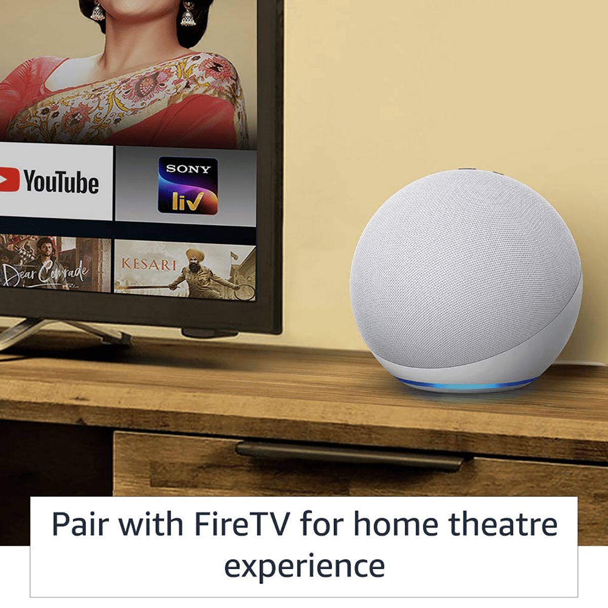 amazon Echo (4th Generation) with Built-in Alexa Smart Wi-Fi Speaker (Premium Dolby Sound, White) amazon Echo (4th Generation) with Built-in Alexa Smart Wi-Fi Speaker (Premium Dolby Sound, White)_5