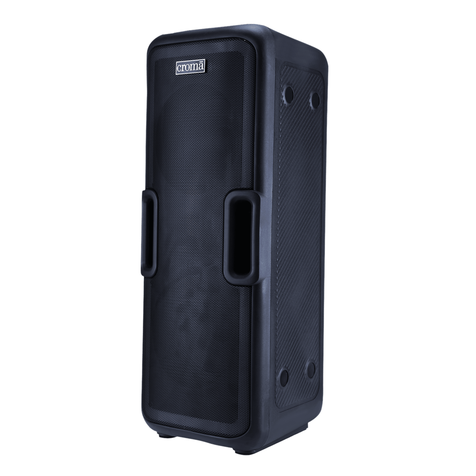 Croma 50W Bluetooth Party Speaker with Mic (Playtime upto 5H, LED Lights, Black)_5