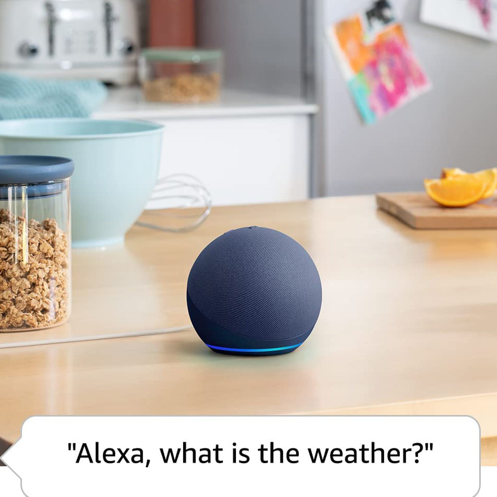amazon Echo Dot (5th Gen) with Built-in Alexa Smart Wi-Fi Speaker (Ambient Temperature Sensor, Blue)_7