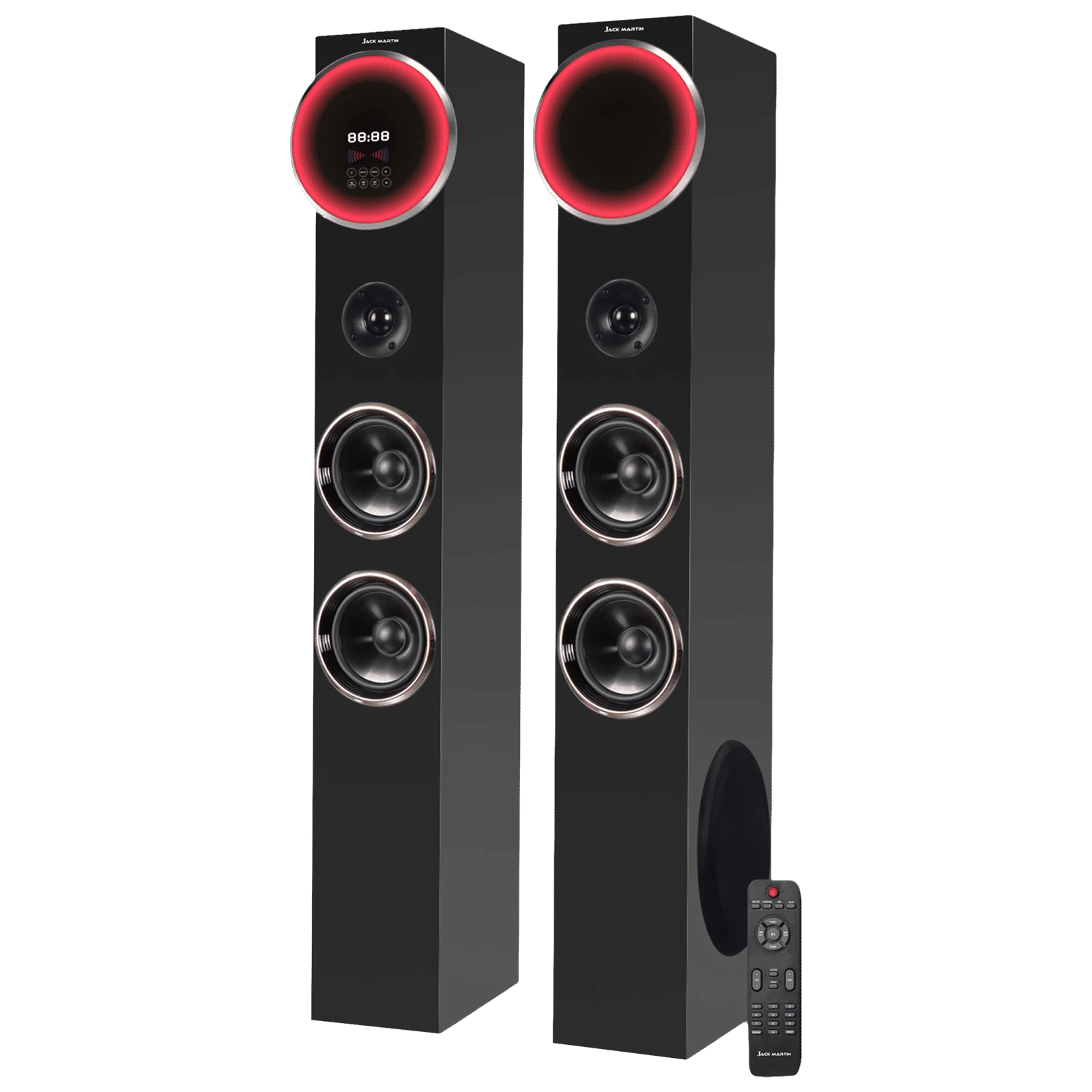 Jack Martin JM_STUDIO 200W Multimedia Speaker (Hi-Fi Optimum Sound Effect, Stereo Channel, Black) Jack Martin JM_STUDIO 200W Multimedia Speaker (Hi-Fi Optimum Sound Effect, Stereo Channel, Black)_1