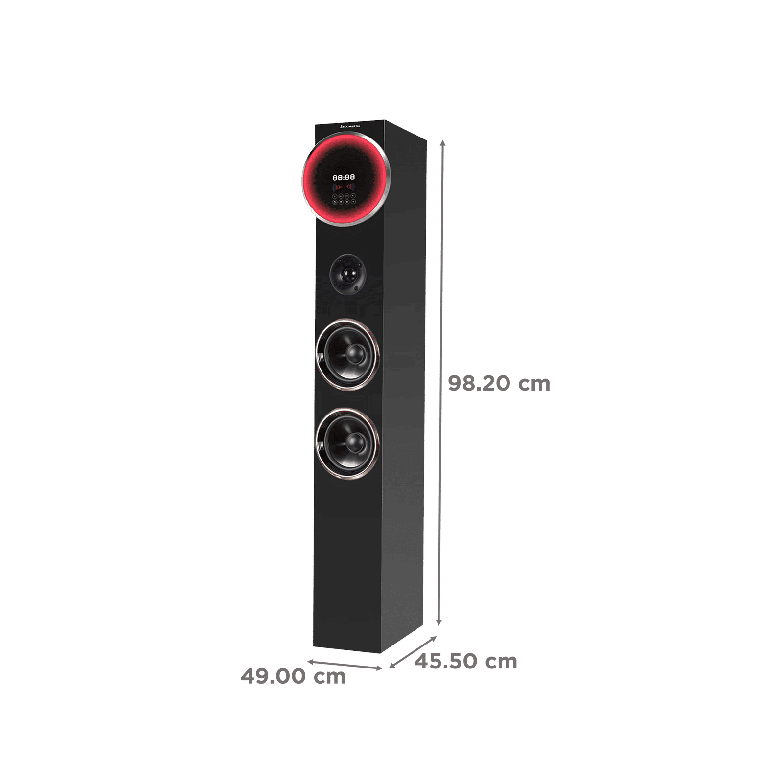 Jack Martin JM_STUDIO 200W Multimedia Speaker (Hi-Fi Optimum Sound Effect, Stereo Channel, Black) Jack Martin JM_STUDIO 200W Multimedia Speaker (Hi-Fi Optimum Sound Effect, Stereo Channel, Black)_2