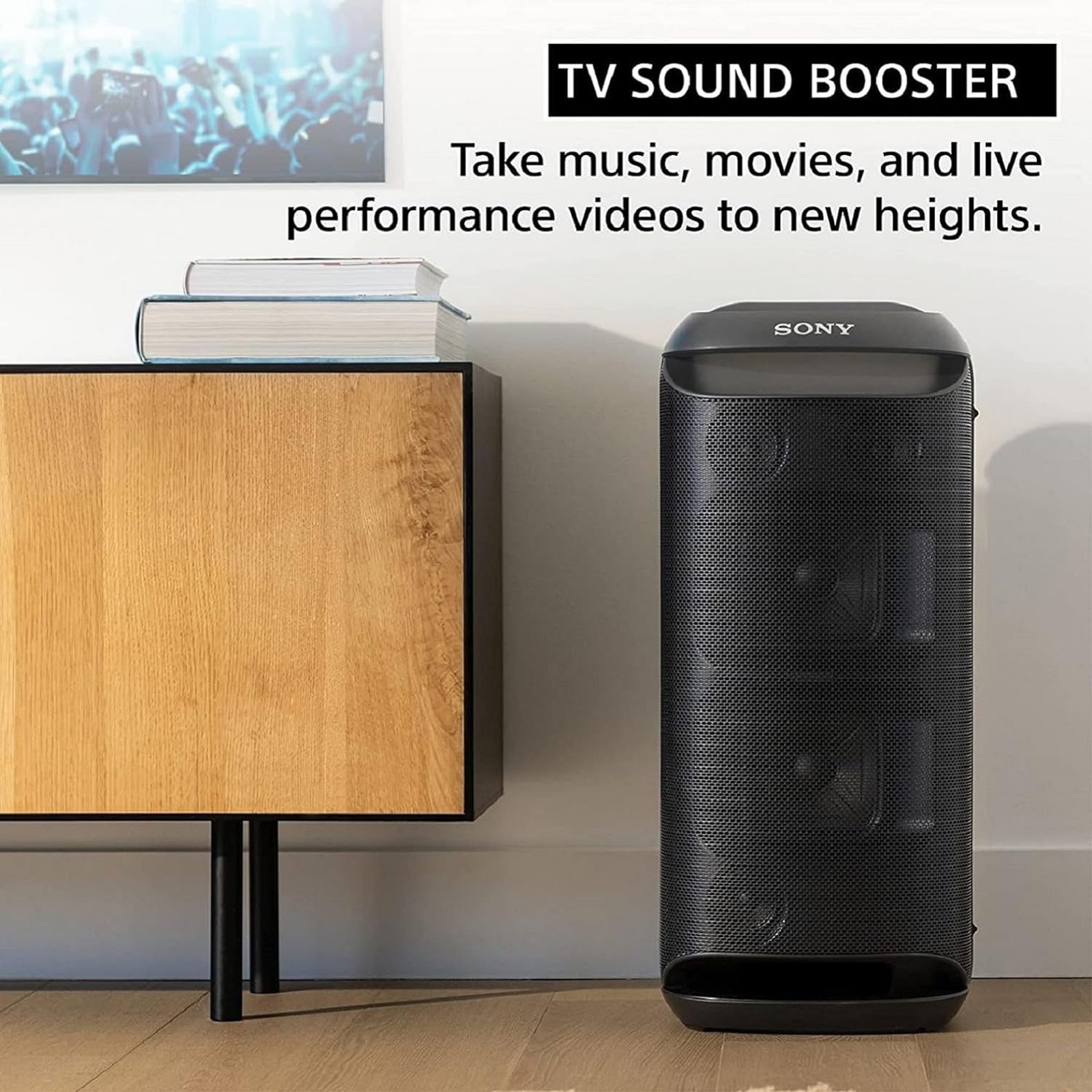 SONY SRS-XV800 77W Bluetooth Party Speaker (TV Sound Booster, Stereo Channel, Black)_11