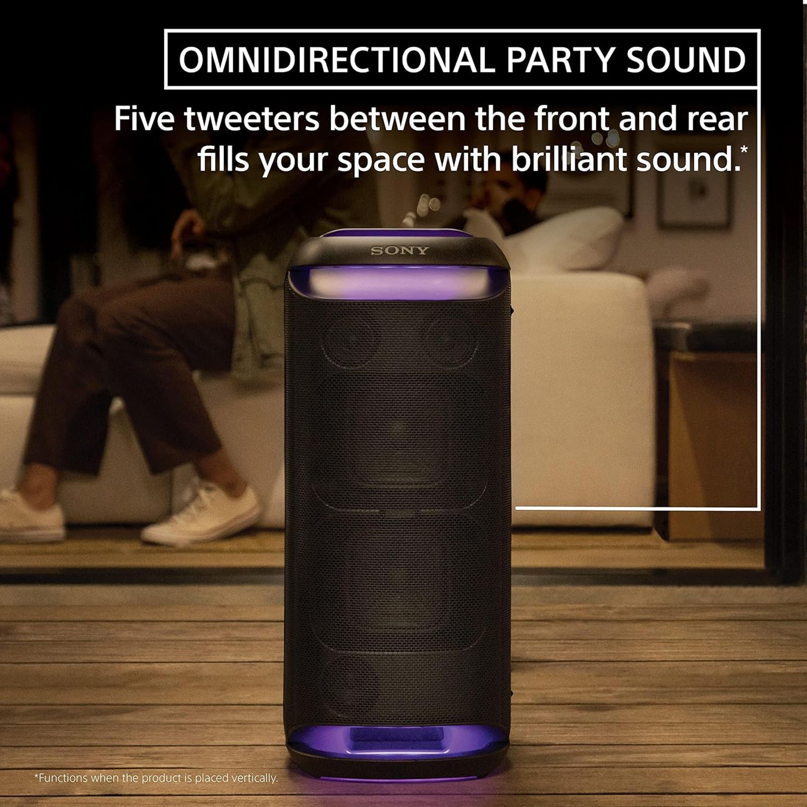 SONY SRS-XV800 77W Bluetooth Party Speaker (TV Sound Booster, Stereo Channel, Black)_15
