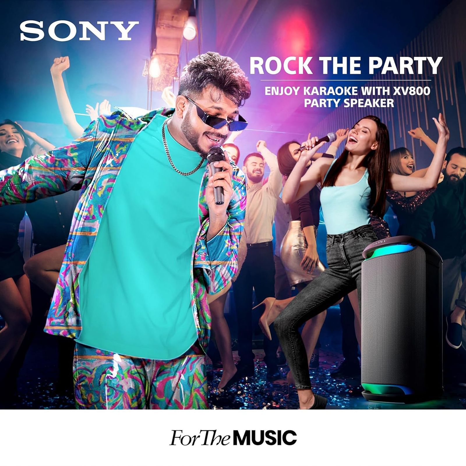 SONY SRS-XV800 77W Bluetooth Party Speaker (TV Sound Booster, Stereo Channel, Black)_18