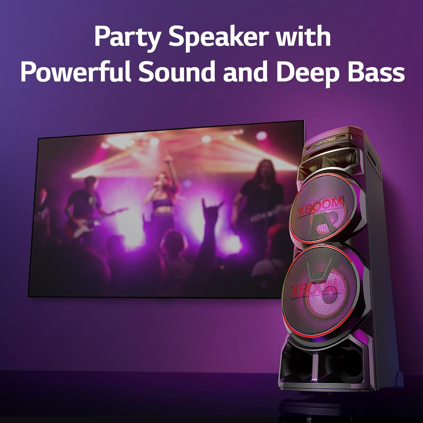 LG XBOOM RNC9 Bluetooth Party Speaker with Mic (Dolby Audio, Black) LG XBOOM RNC9 Bluetooth Party Speaker with Mic (Dolby Audio, Black)_17