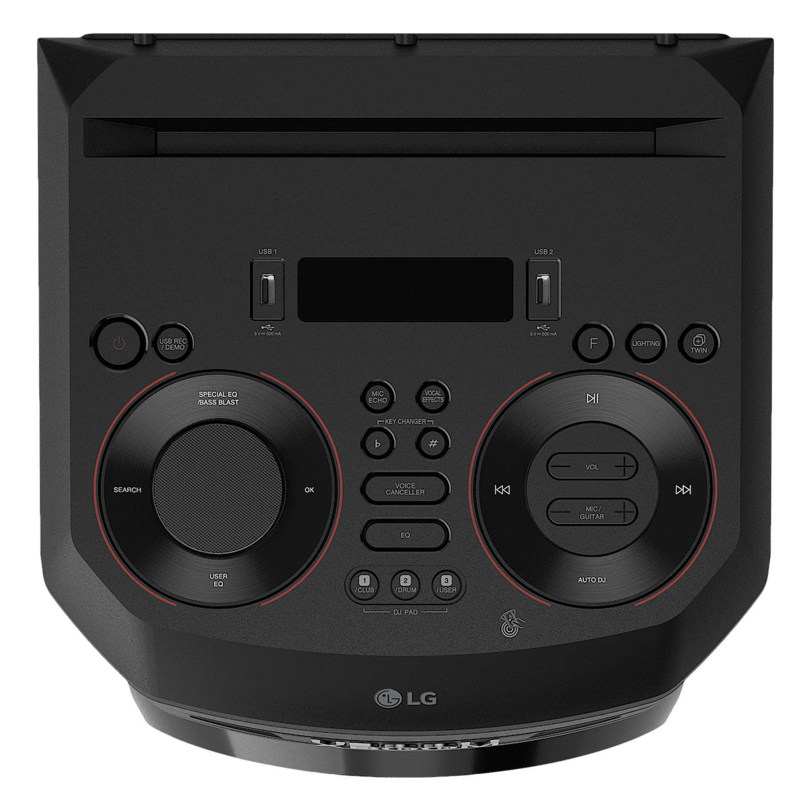 LG XBOOM RNC5 Bluetooth Party Speaker (Karaoke Supported, Black)_2