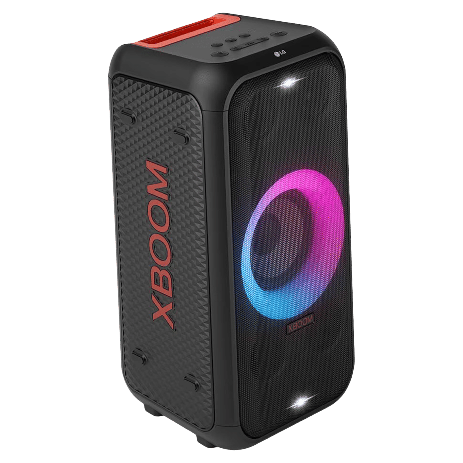 LG XBOOM XL5S 200W Bluetooth Party Speaker (Multi Color Ring Lighting & Double Strobe Lighting, 2.1 Channel, Black)_6