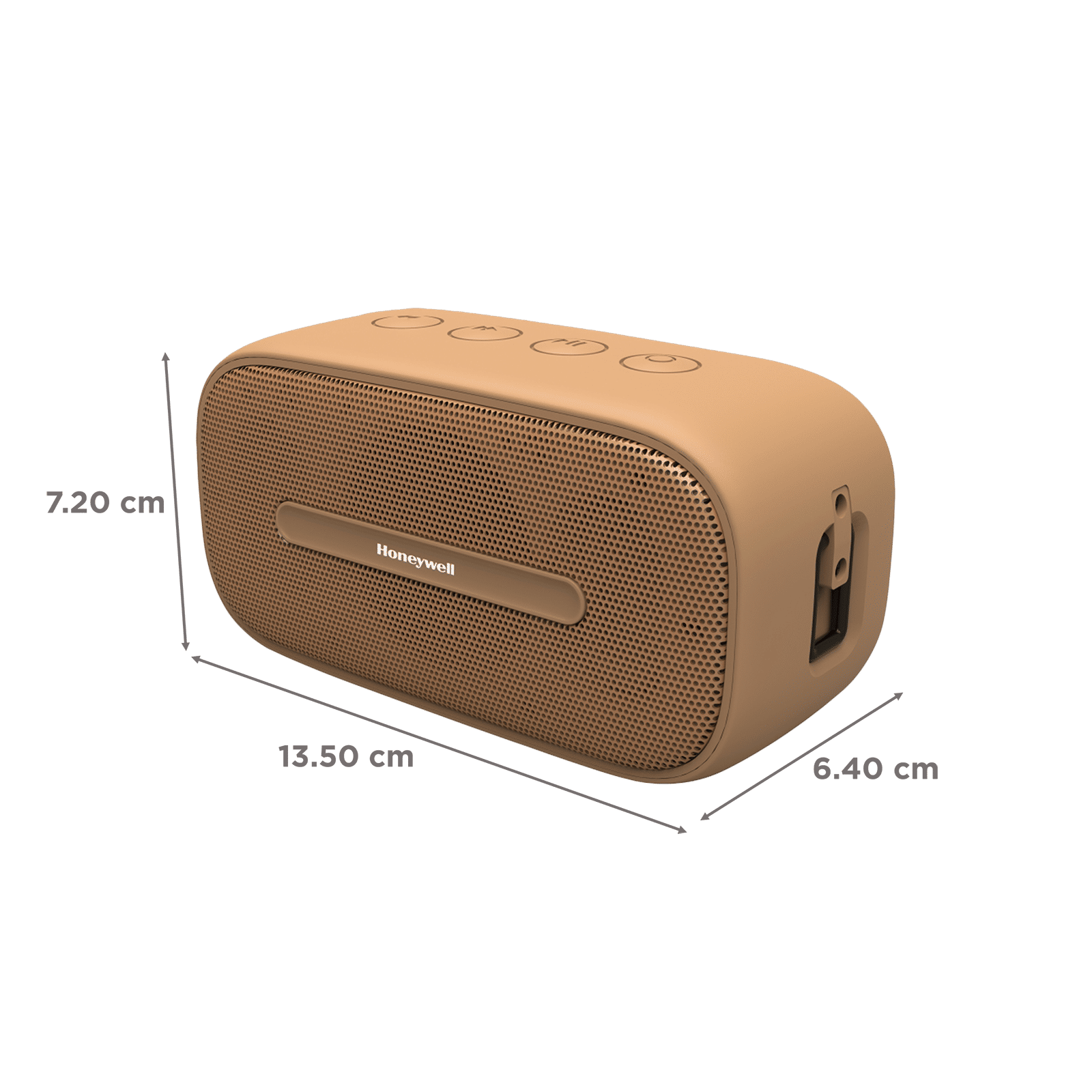 Honeywell Suono P100 5W Portable Bluetooth Speaker (IPX7 Water Proof, 52 mm Drivers, 5.0 Channel, Beige) Honeywell Suono P100 5W Portable Bluetooth Speaker (IPX7 Water Proof, 52 mm Drivers, 5.0 Channel, Beige)_2