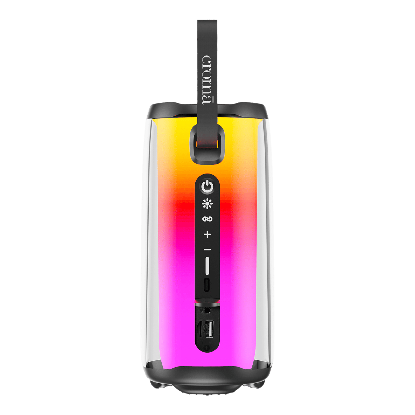 Croma 10W Portable Bluetooth Speaker (RGB Light, 5 Hours Playback, Mono Channel, Black) Croma 10W Portable Bluetooth Speaker (RGB Light, 5 Hours Playback, Mono Channel, Black)_1