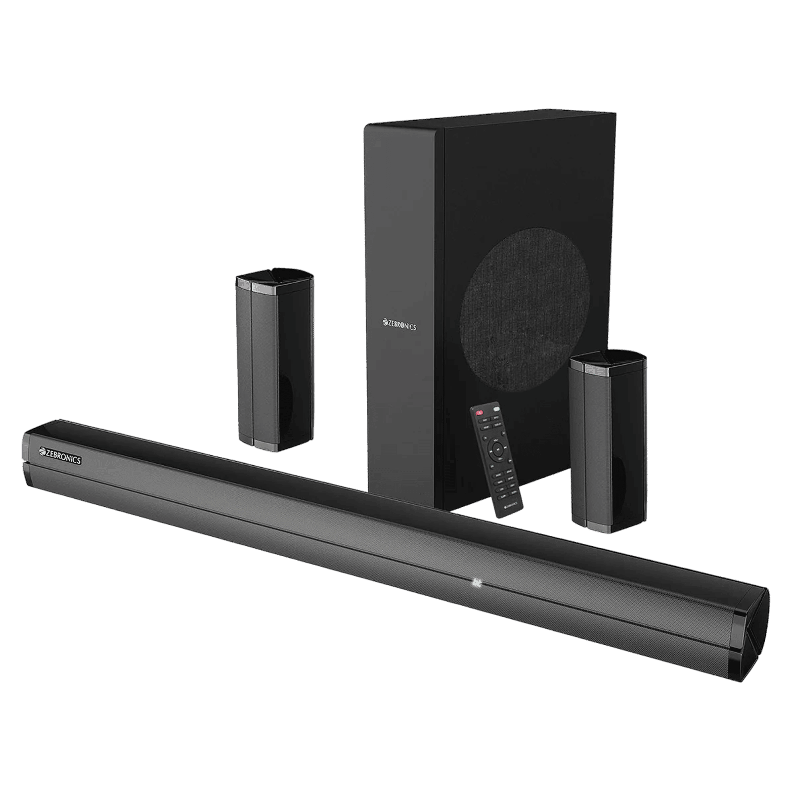 ZEBRONICS Zeb Juke Bar 7450 Pro 200W Bluetooth Soundbar with Remote (5.1 Channel, Black) ZEBRONICS Zeb Juke Bar 7450 Pro 200W Bluetooth Soundbar with Remote (5.1 Channel, Black)_1