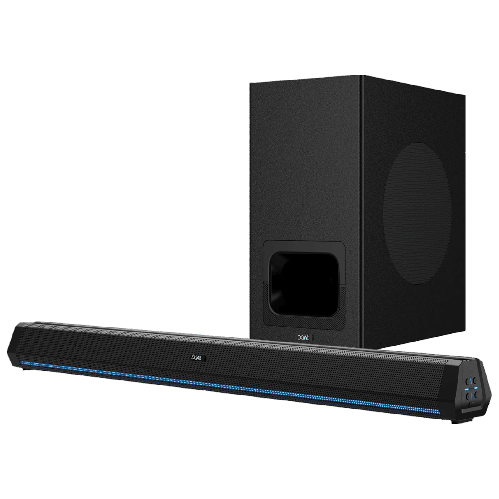 boAt Aavante Bar 2600 300W Bluetooth Soundbar with Remote (2.1 Channel, Midnight Black) boAt Aavante Bar 2600 300W Bluetooth Soundbar with Remote (2.1 Channel, Midnight Black)_1