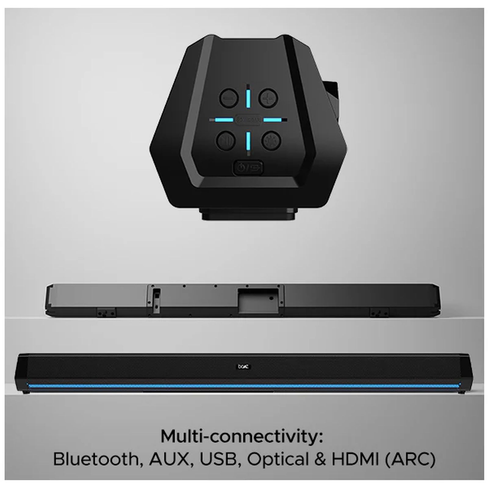 boAt Aavante Bar 2600 300W Bluetooth Soundbar with Remote (2.1 Channel, Midnight Black) boAt Aavante Bar 2600 300W Bluetooth Soundbar with Remote (2.1 Channel, Midnight Black)_8