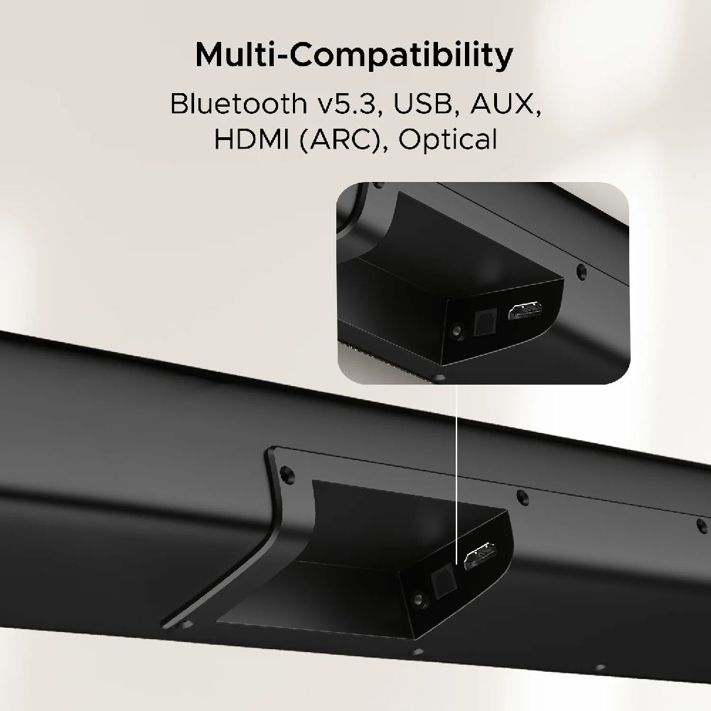 boAt Aavante Bar 2000 Pro 200W Bluetooth Soundbar with Remote (Surround Sound, 2.1 Channel, Premium Black) boAt Aavante Bar 2000 Pro 200W Bluetooth Soundbar with Remote (Surround Sound, 2.1 Channel, Premium Black)_6