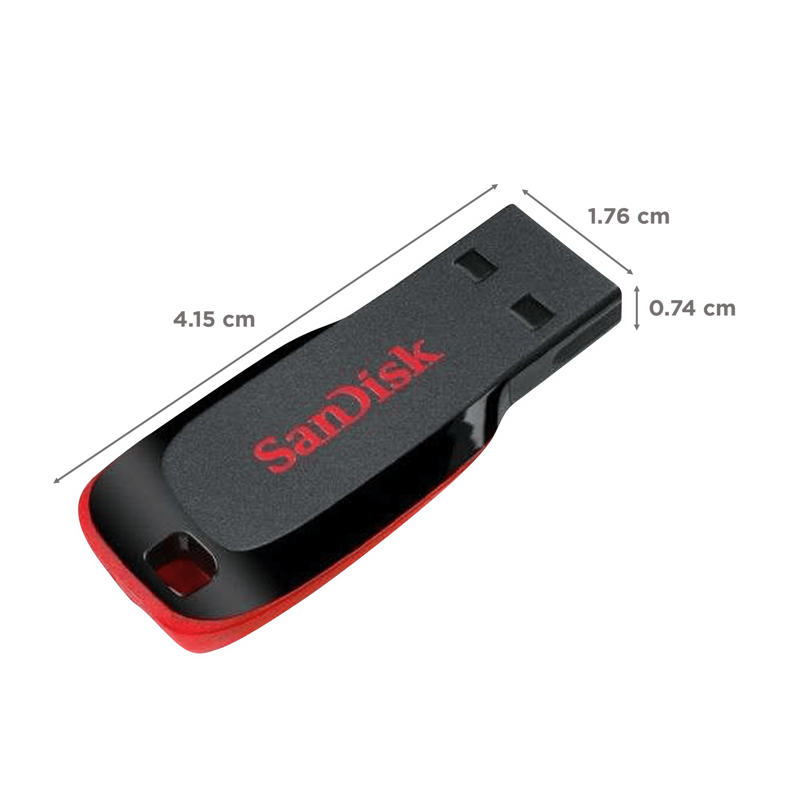 SanDisk Cruzer Blade 32GB USB (2.0) Pen Drive (High-Capacity Drive, Red)_2