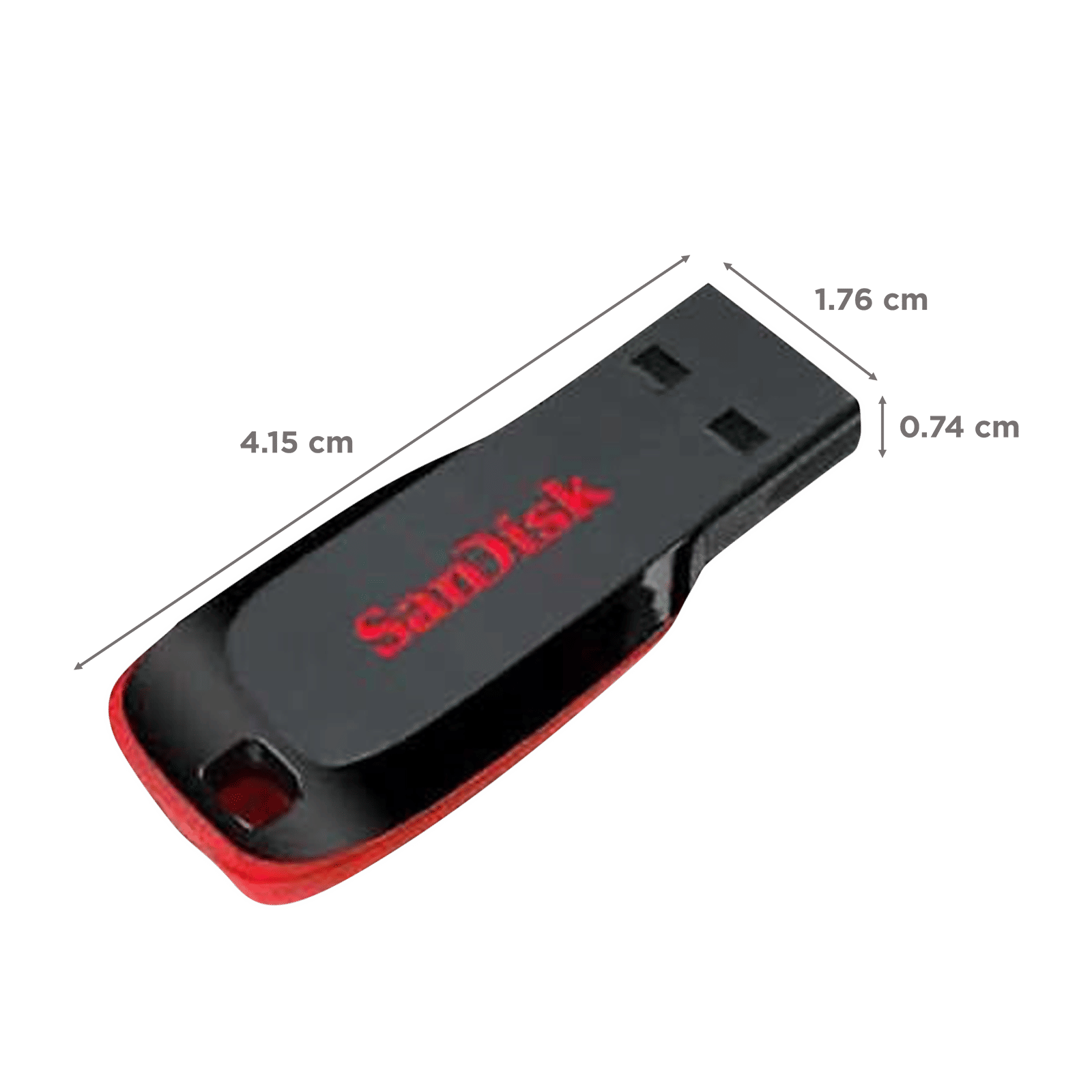 SanDisk Cruzer Blade 64GB USB (2.0) Pen Drive (High-Capacity Drive, Red)_2