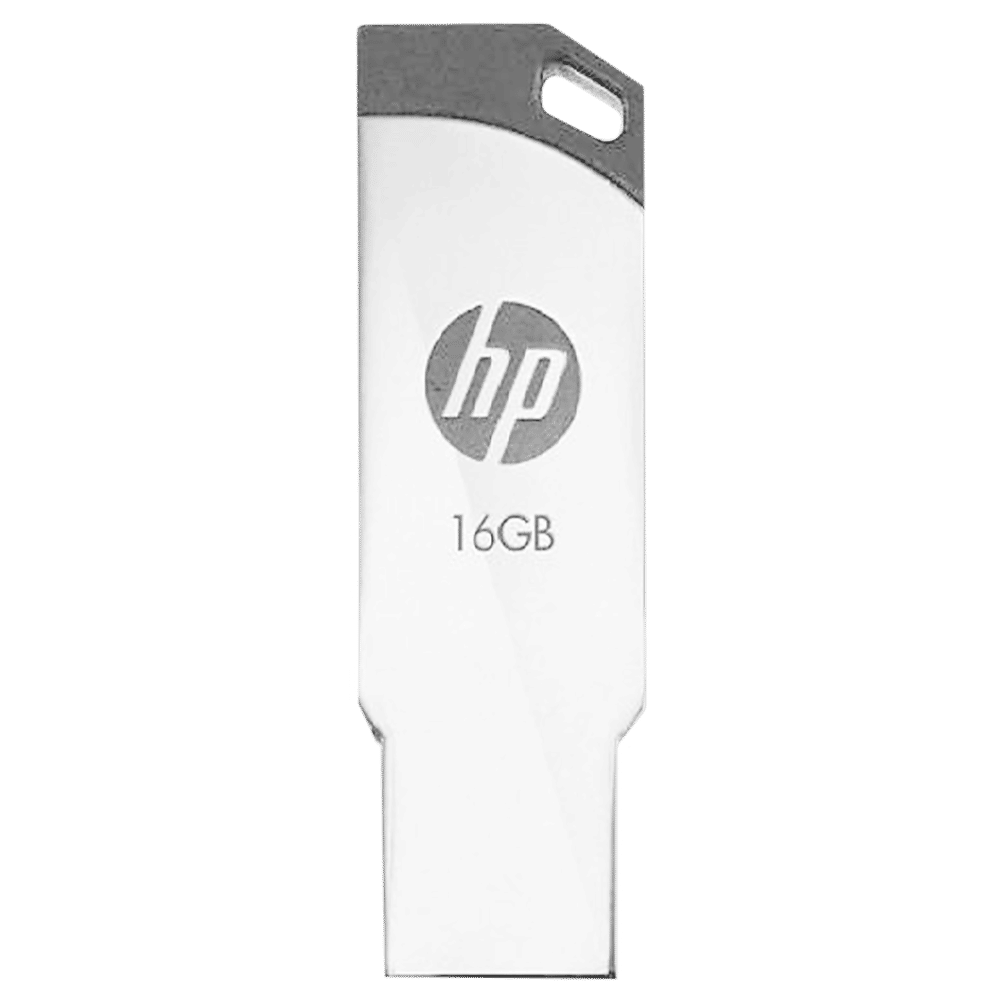 HP v236w 16GB USB (2.0) Pen Drive (Dust Proof, Silver) HP v236w 16GB USB (2.0) Pen Drive (Dust Proof, Silver)_1